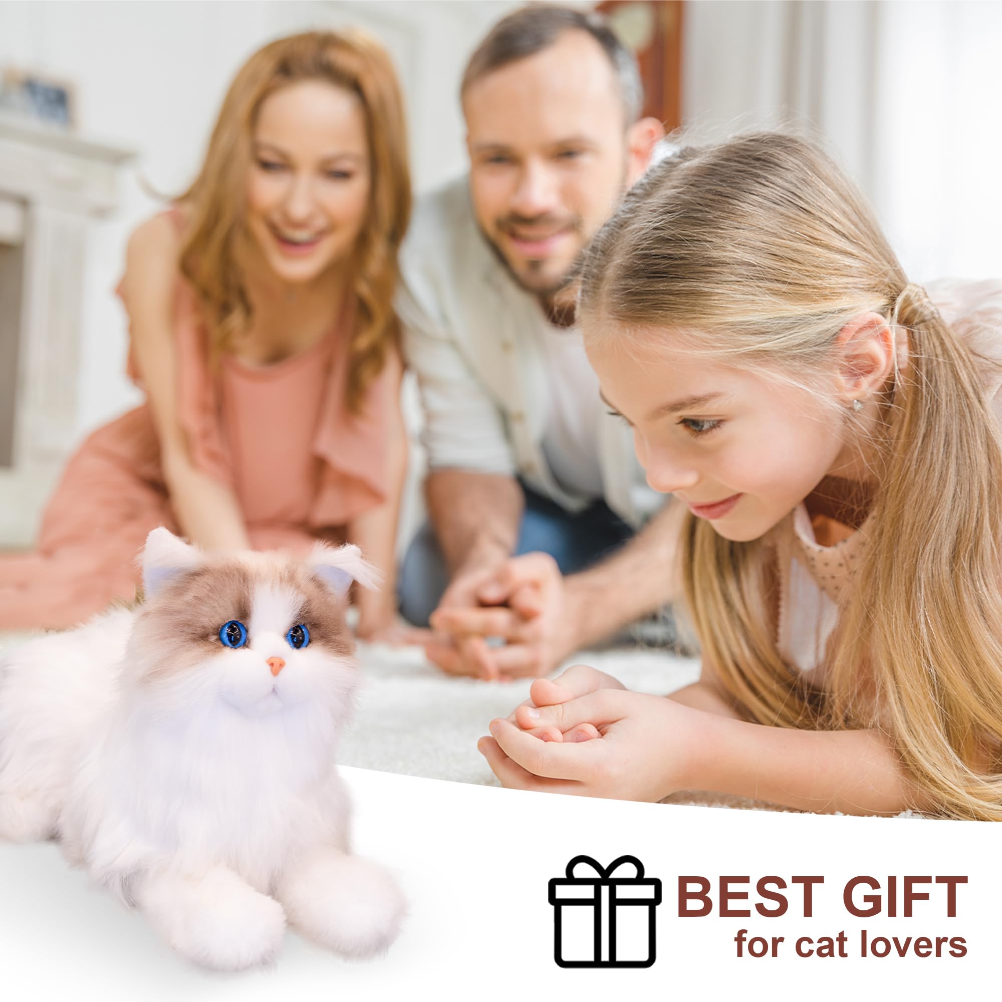 Chongker ぬいぐるみ ハンドメイド リアルな猫 Amazon.co.jp: Chongker ぬいぐるみ ハンドメイド リアルな猫